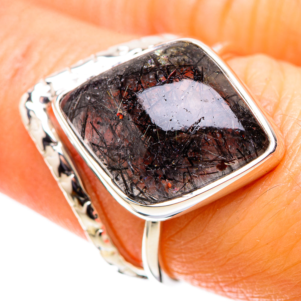 Premium Tourmalinated Quartz Ring Size 7 (925 Sterling Silver) RING138061