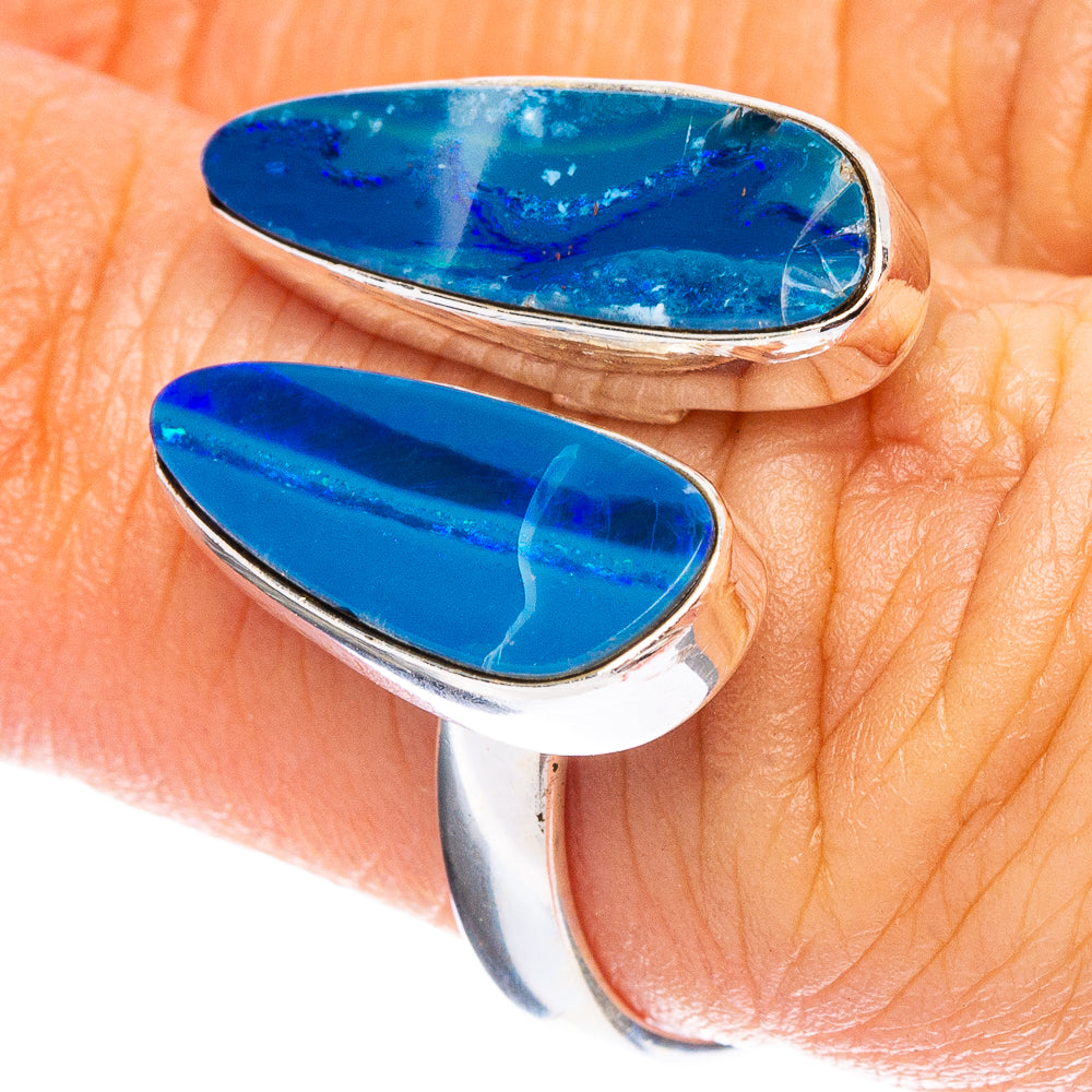 Rare Doublet Opal Ring Size 7 (925 Sterling Silver) R7998
