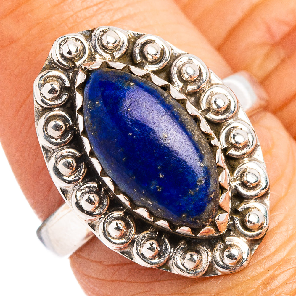 Lapis Lazuli Ring Size 7 (.925 Sterling Silver)