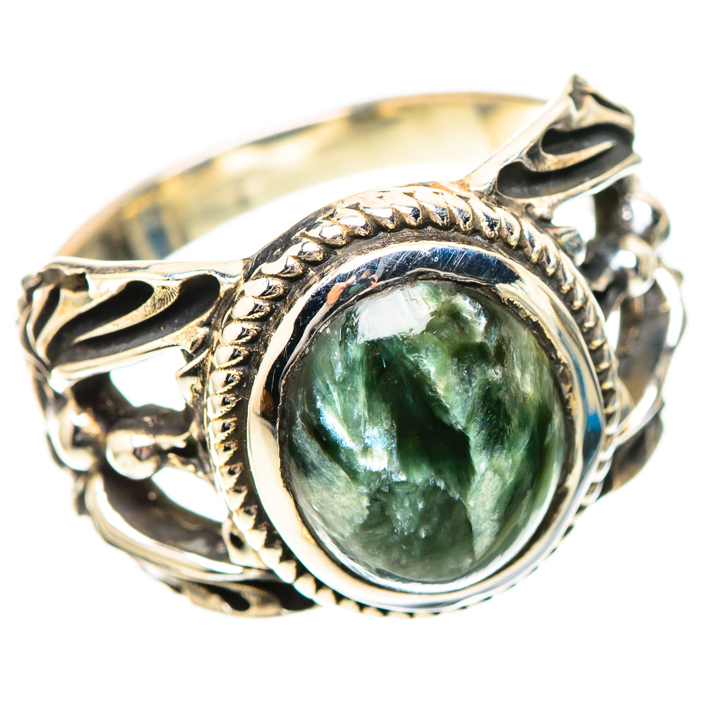 Seraphinite Ring Size 6.5 (925 Sterling Silver) RING139740