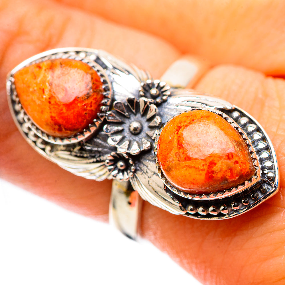Sponge Coral Ring Size 7.75 (925 Sterling Silver) RING138827