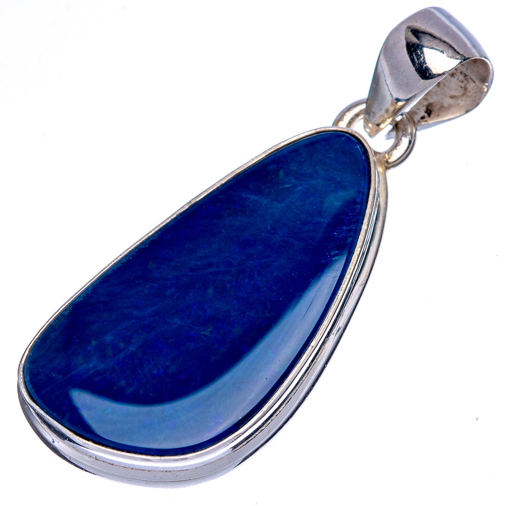 Rare Australian Fire Opal Pendant 1 1/2" (925 Sterling Silver) P39956