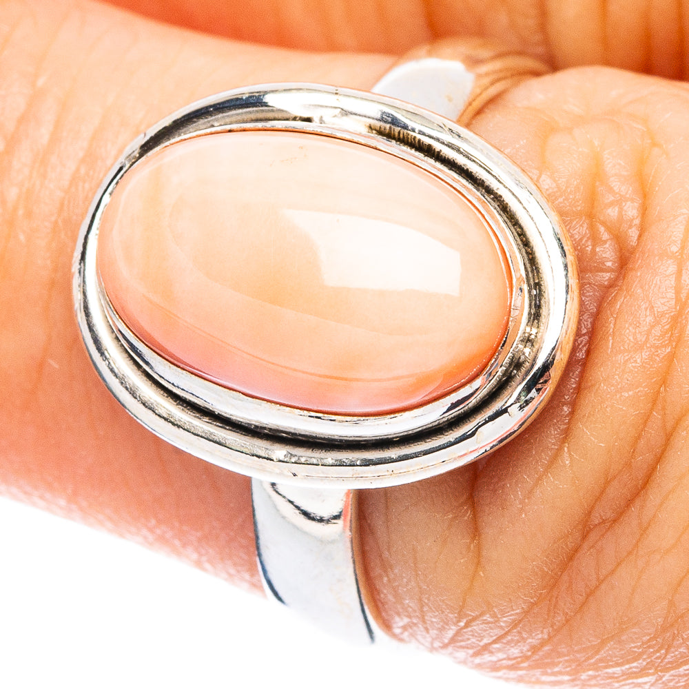 Sunstone Ring Size 6.75 (925 Sterling Silver) R4877