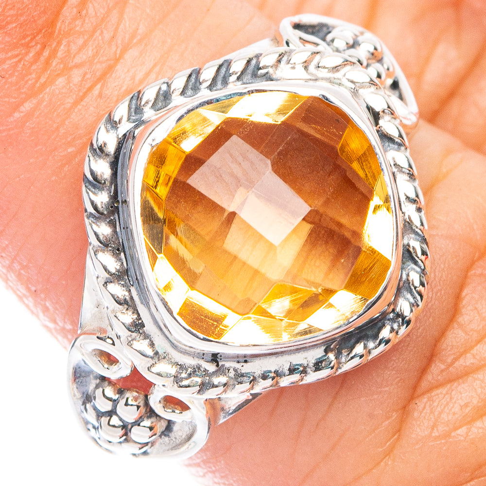 Premium Citrine Ring Size 5.75 (925 Sterling Silver) R7608