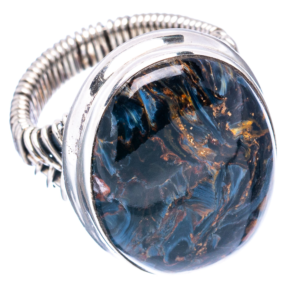 (Classic Series) Pietersite Ring Size 6 (.925 Sterling Silver)