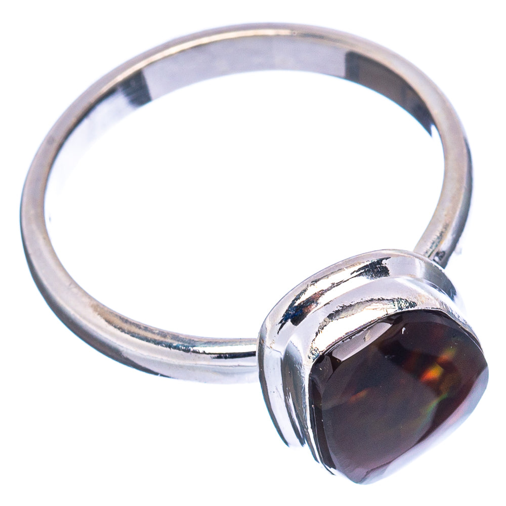 Rare Mexican Fire Agate Ring Size 8 (.925 Sterling Silver)