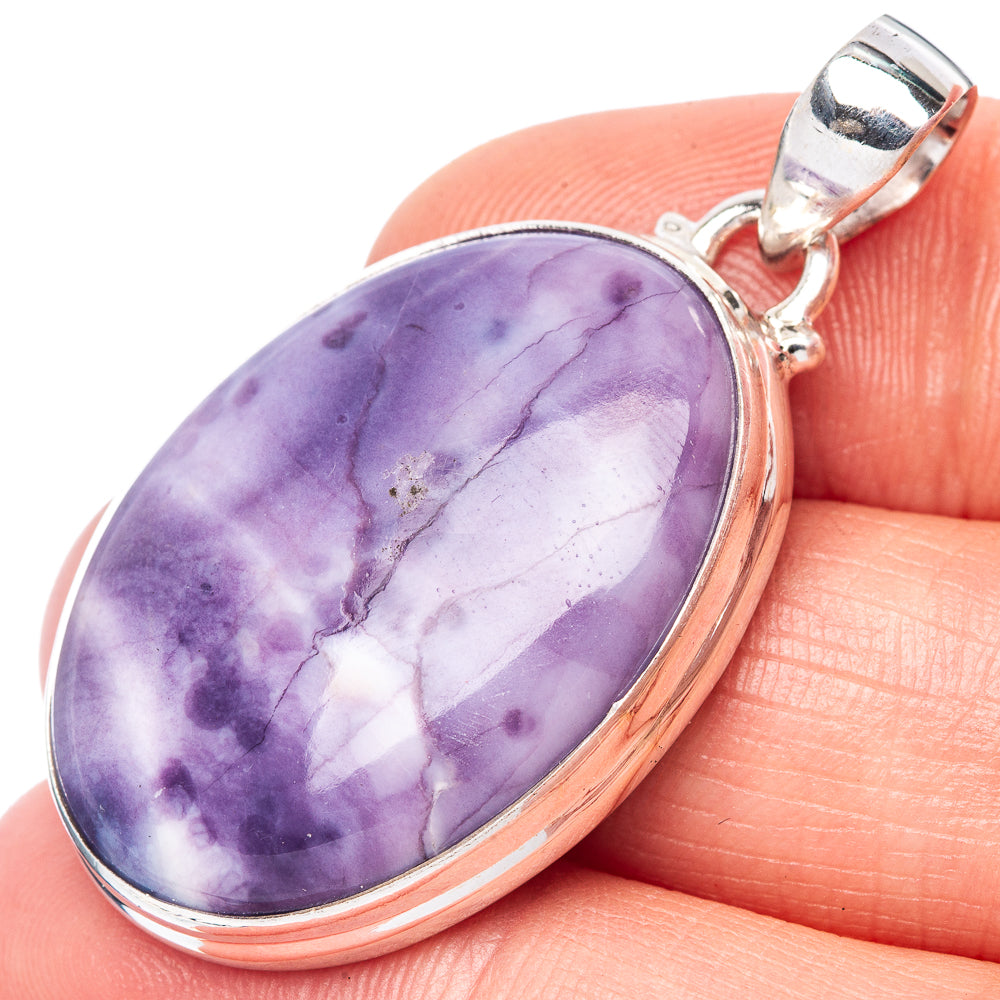 Tiffany Stone Pendant 1 5/8" (925 Sterling Silver) P42540