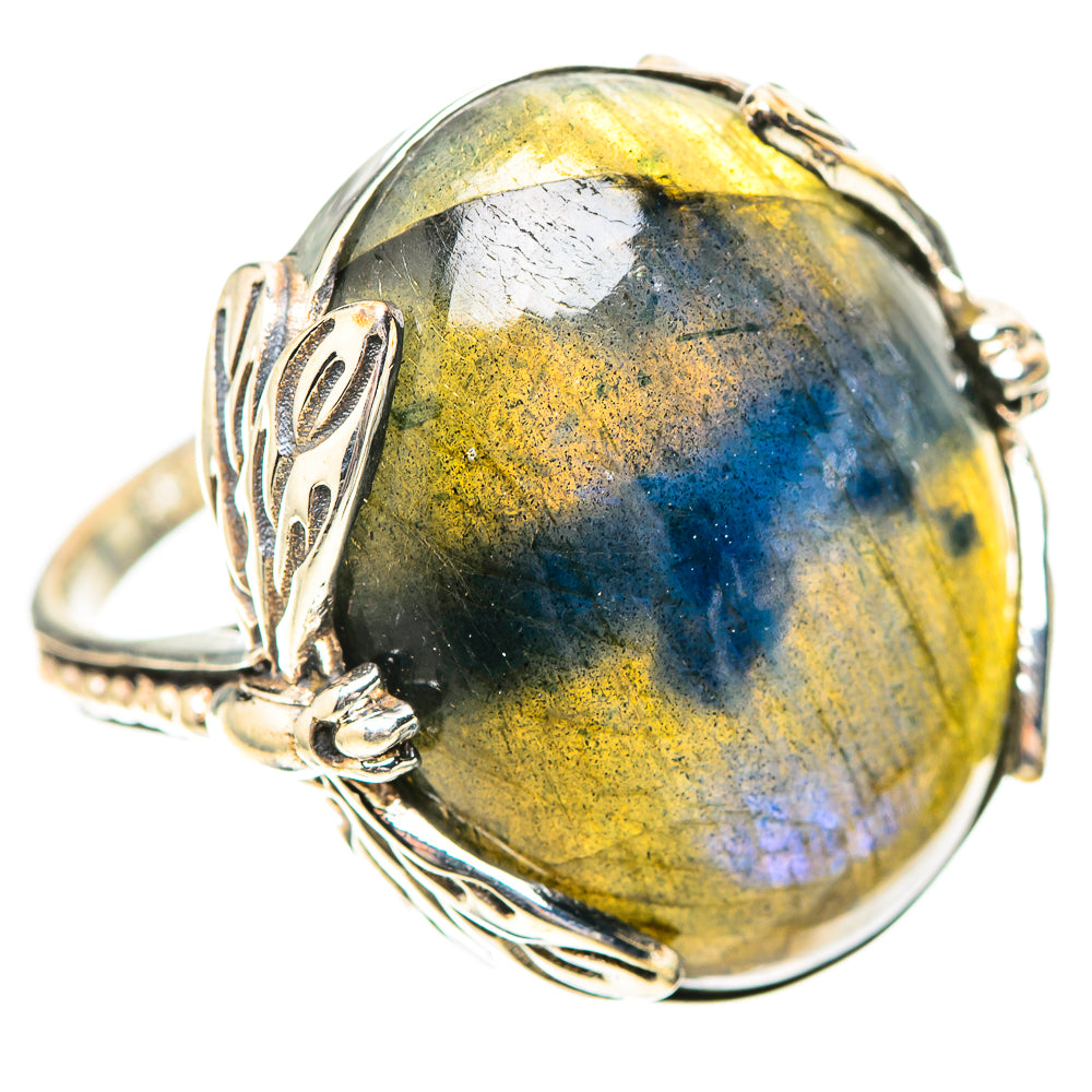 Labradorite 925 Sterling Silver Ring Size 7.75 (925 Sterling Silver) RING139553