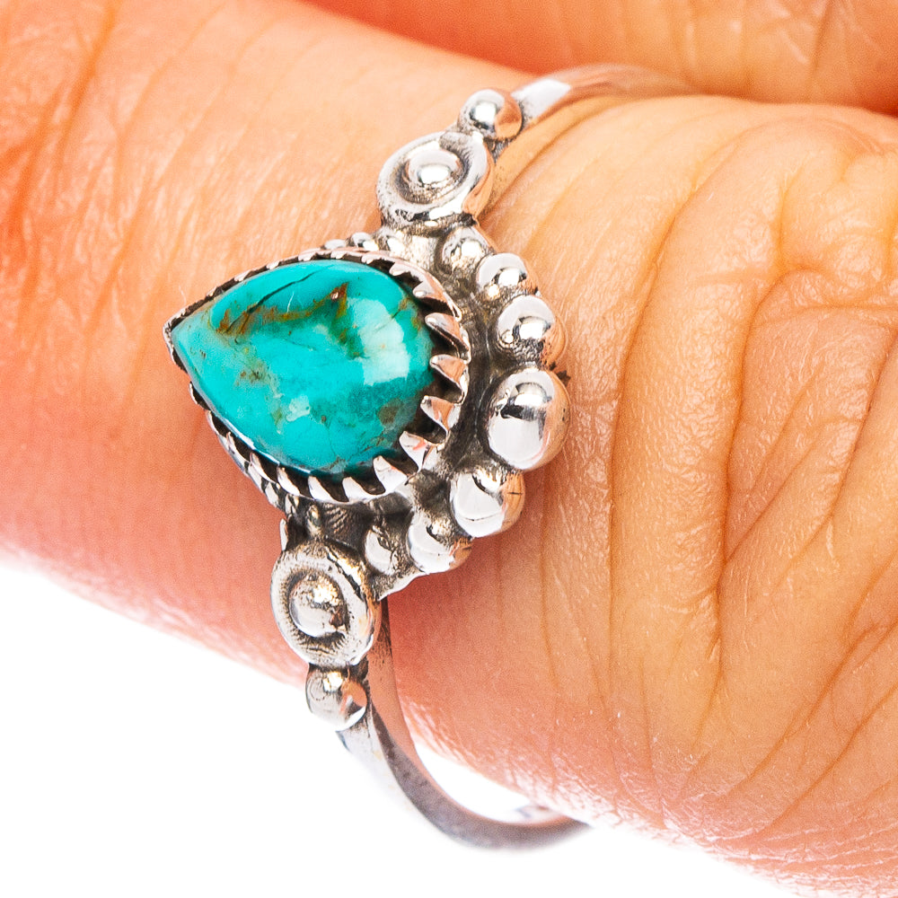 Value Arizona Turquoise Ring Size 6.75 (925 Sterling Silver) R7257