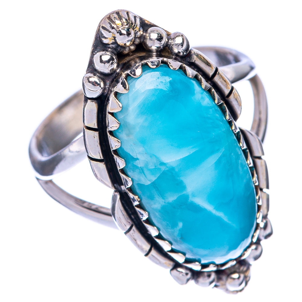 Larimar Ring Size 7.25 (925 Sterling Silver) R144706
