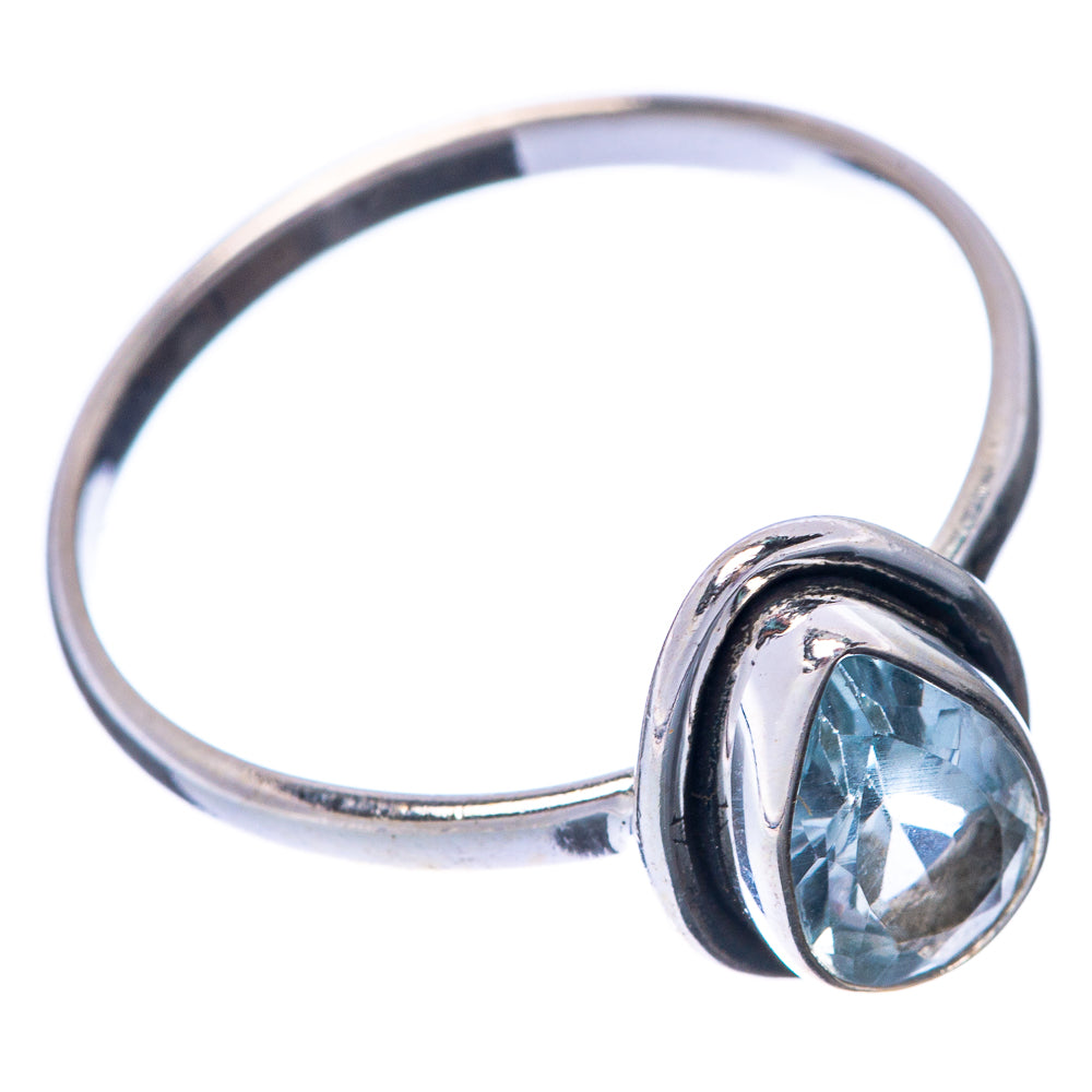 Blue Topaz Dainty Ring Size 7 (925 Sterling Silver) R145287