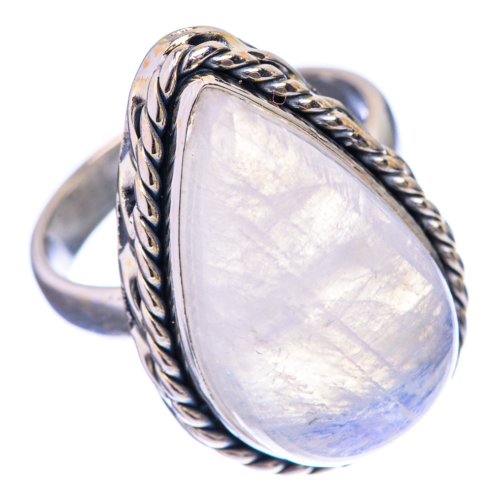 Rainbow Moonstone Ring Size 6.75 (925 Sterling Silver) R142667