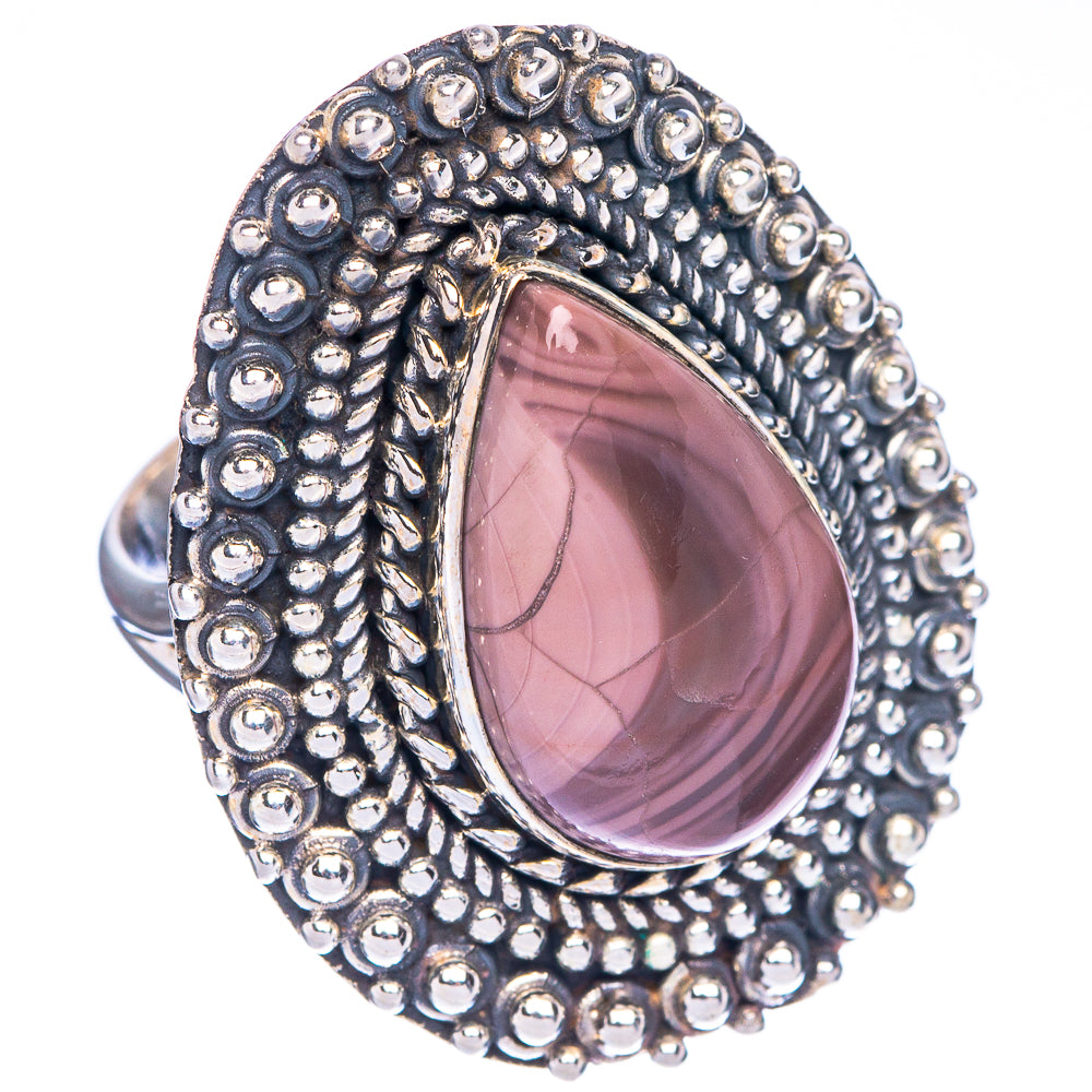 Large Imperial Jasper Ring Size 8 (925 Sterling Silver) R1323