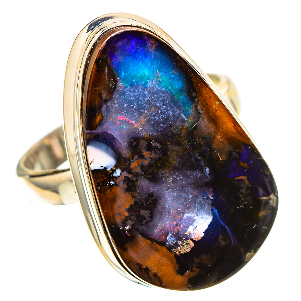 Boulder Opal Ring Size 8.5 (925 Sterling Silver) RING137986