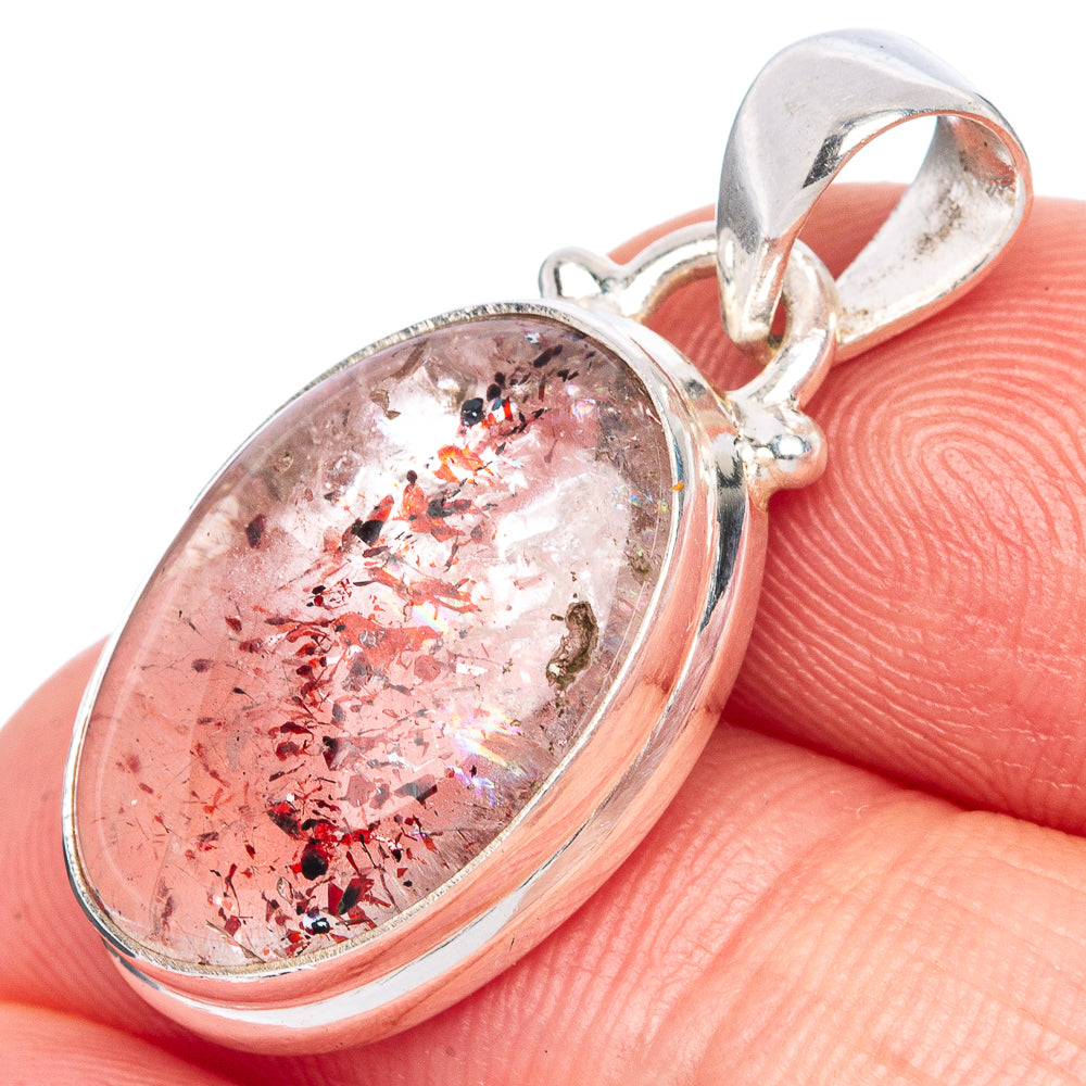 Rare Super Seven Pendant 1 1/8" (925 Sterling Silver) P39946