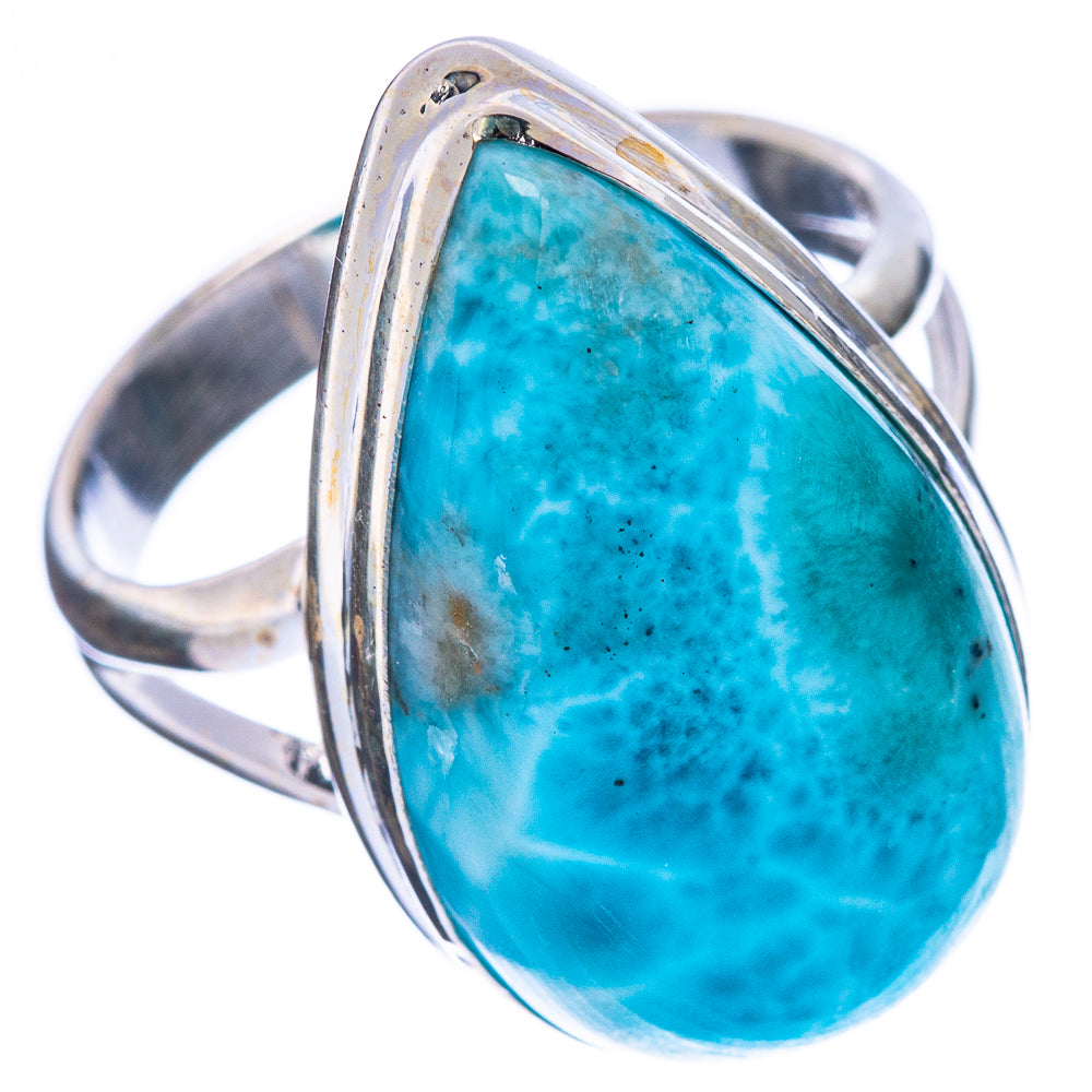 Larimar Ring Size 7.75 (925 Sterling Silver) R2302