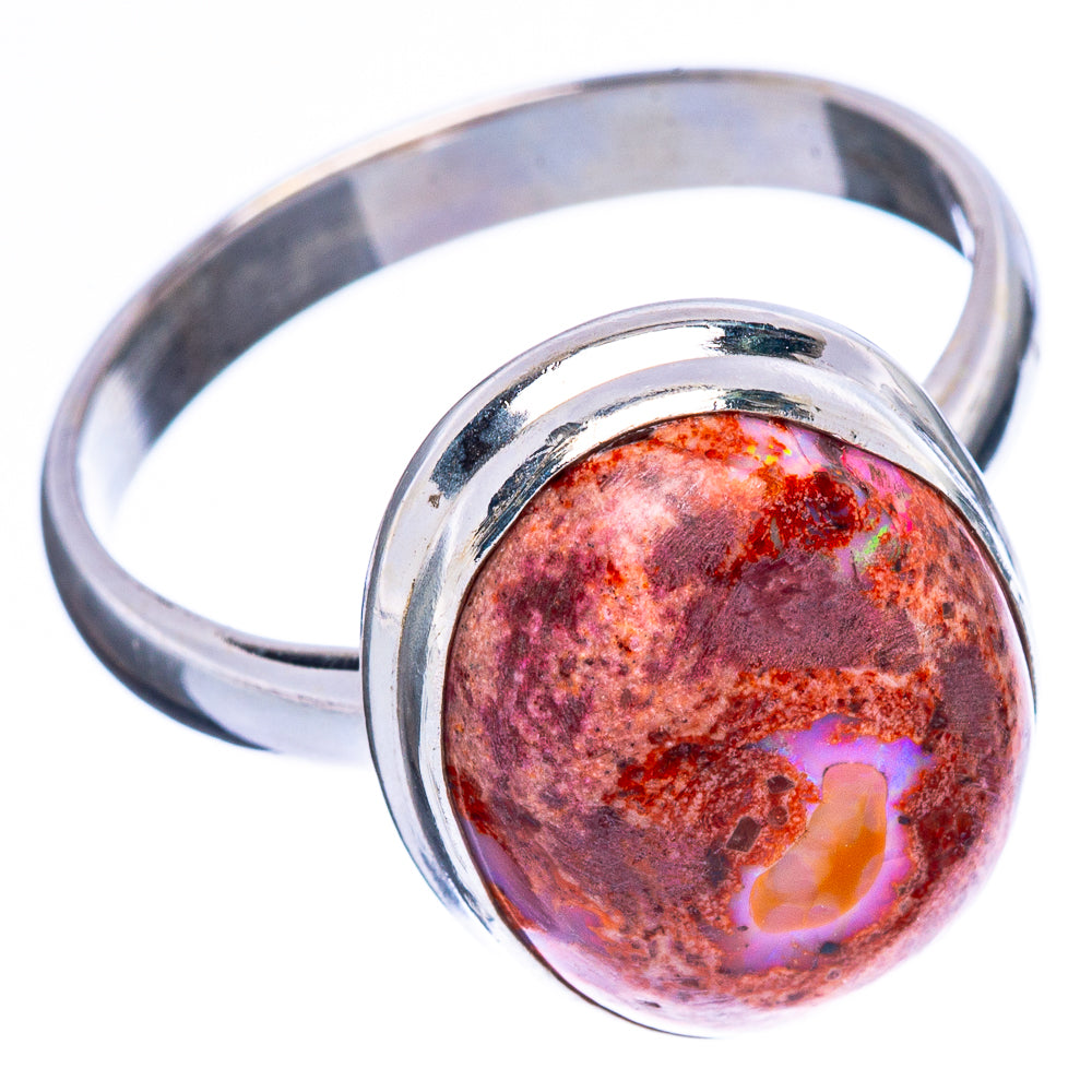 Rare Mexican Fire Opal Ring Size 10.75 (925 Sterling Silver) R2509