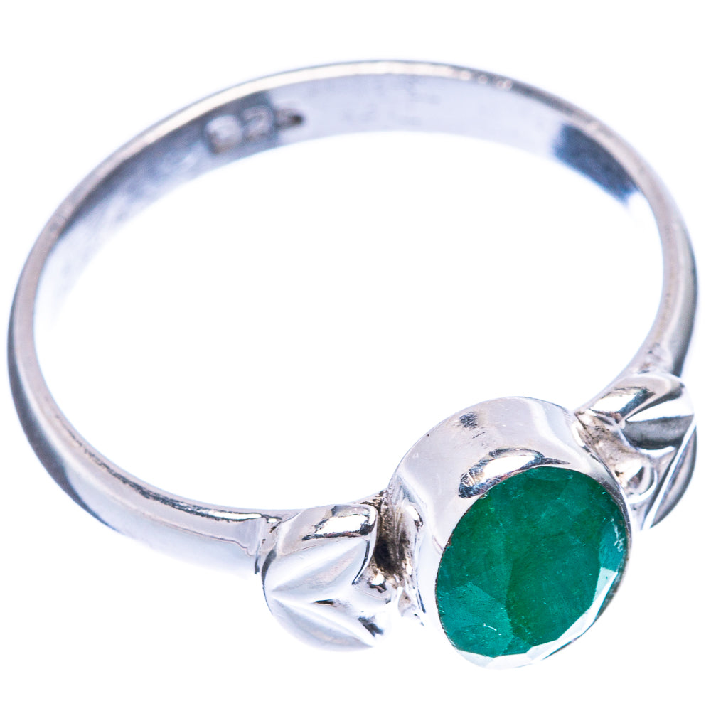 Green Sillimanite Ring Size 7.75 (925 Sterling Silver) R5590