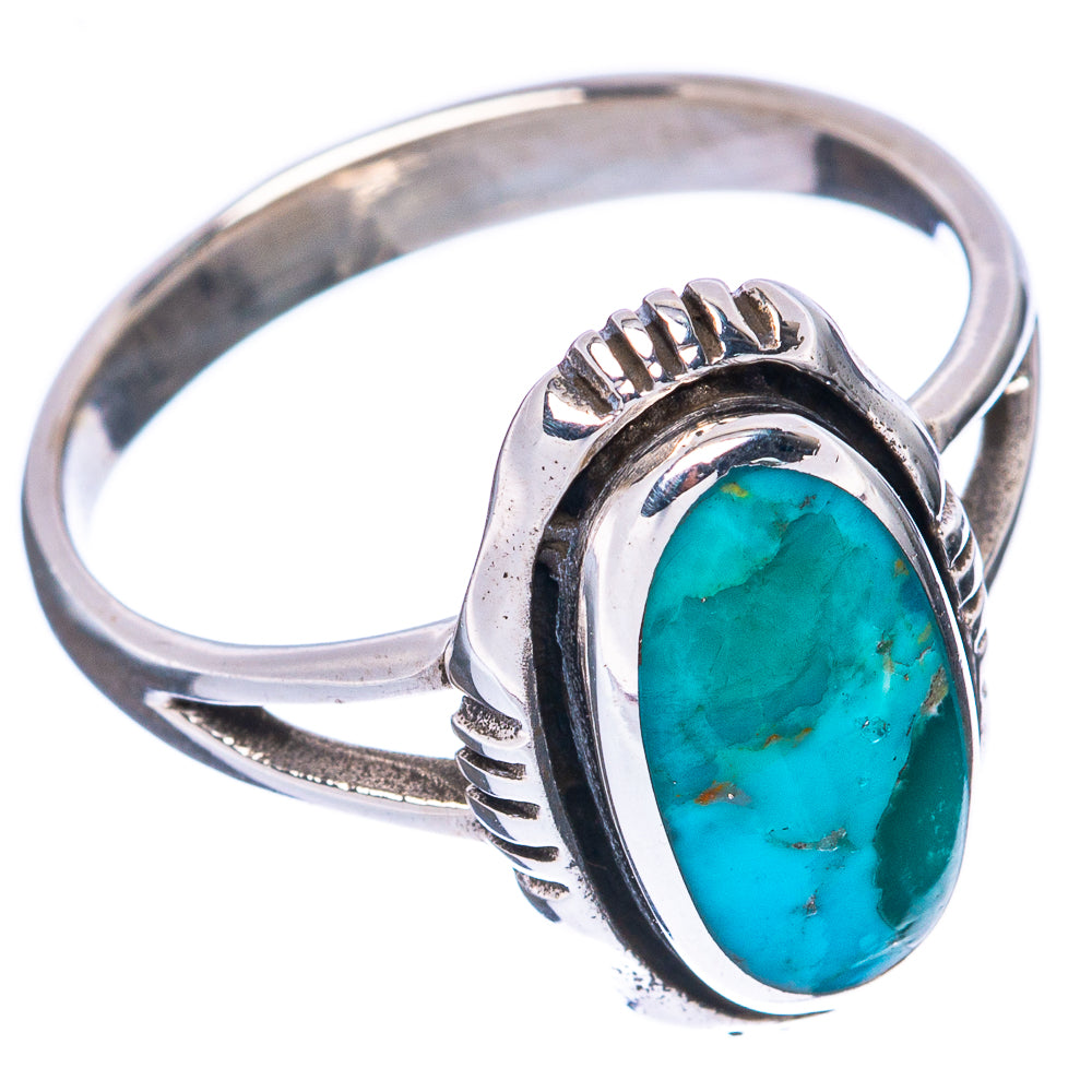 Rare Arizona Turquoise Ring Size 6.5 (925 Sterling Silver) R3140