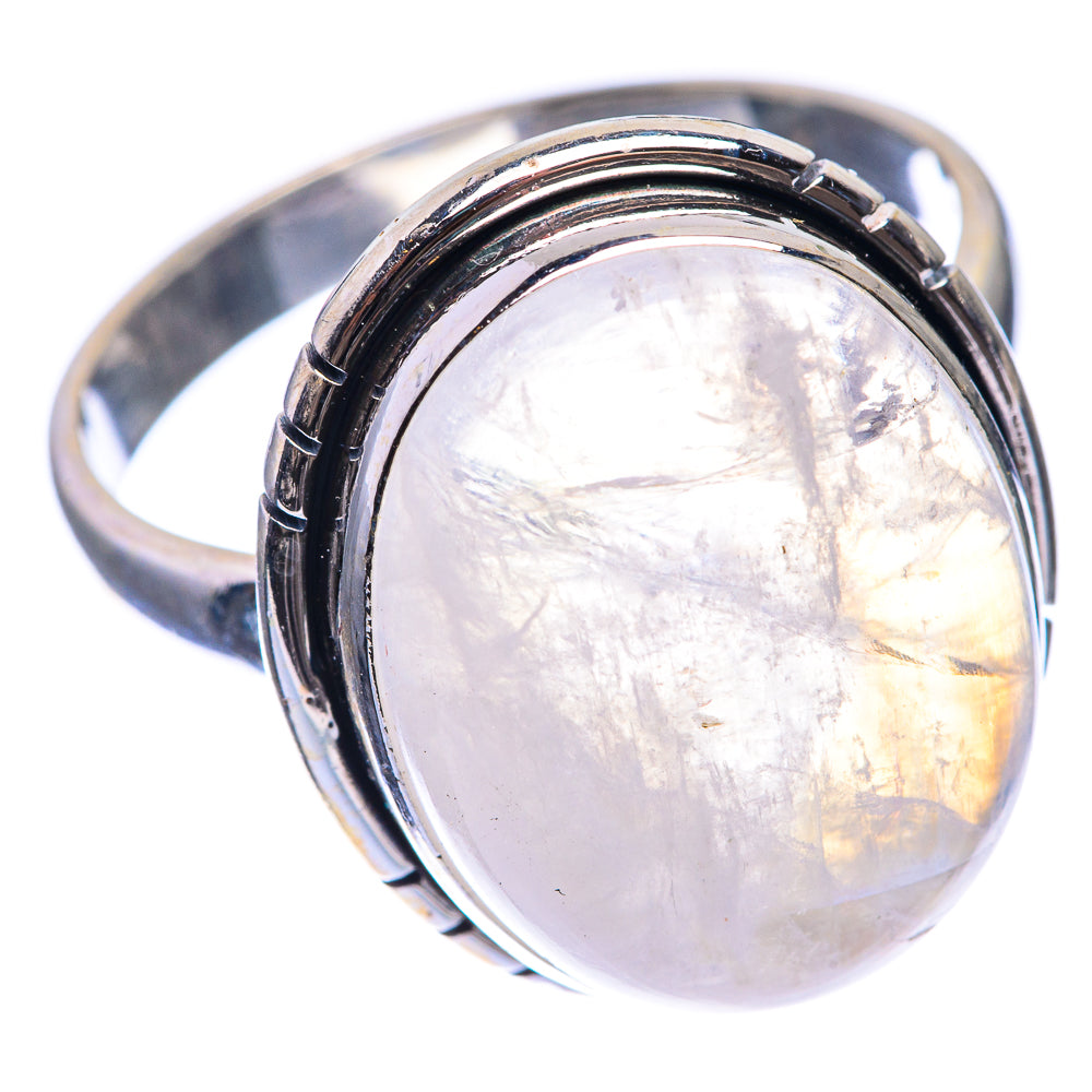 Rainbow Moonstone Ring Size 11 (925 Sterling Silver) RING143396
