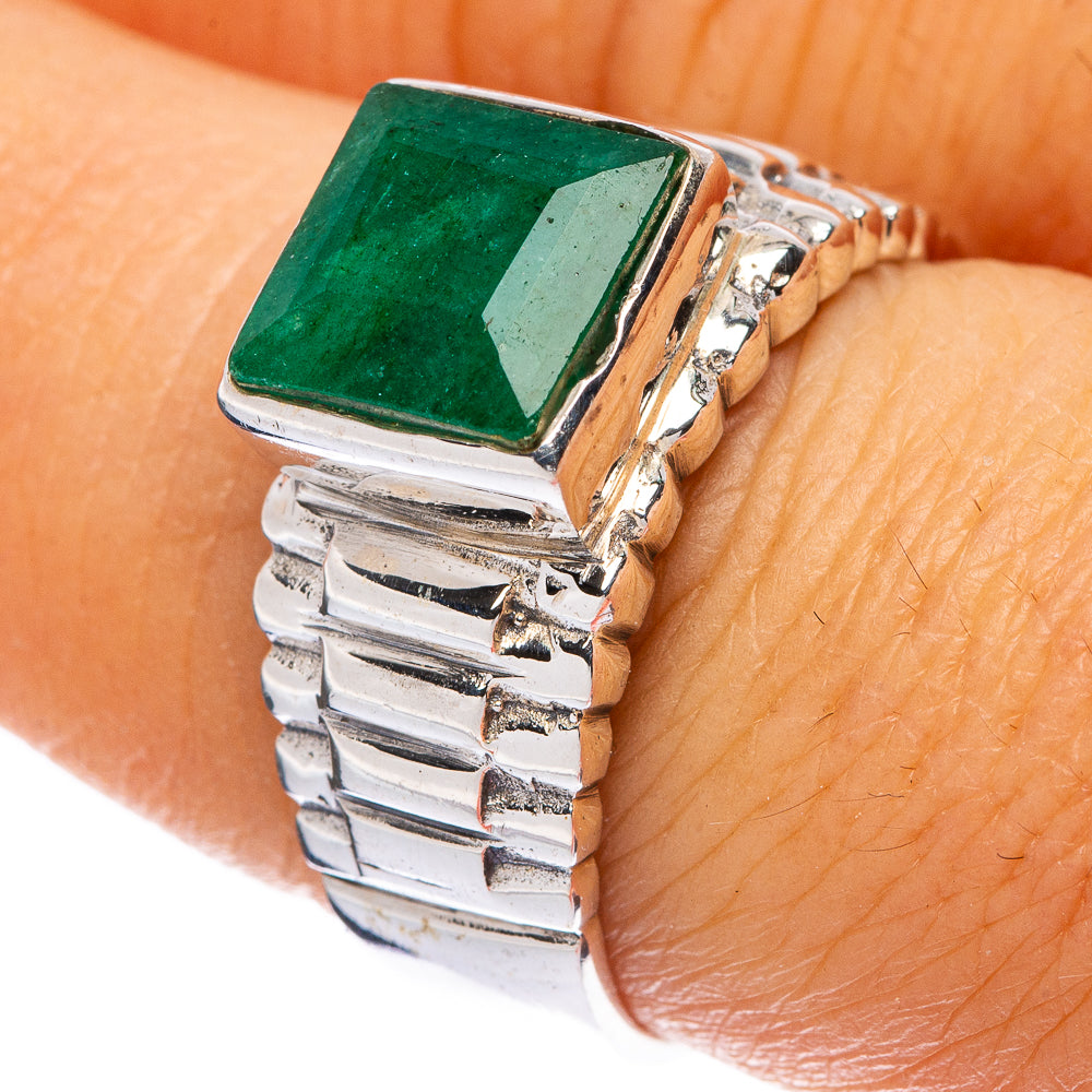 Emerald Ring Size 8 (925 Sterling Silver) R146099