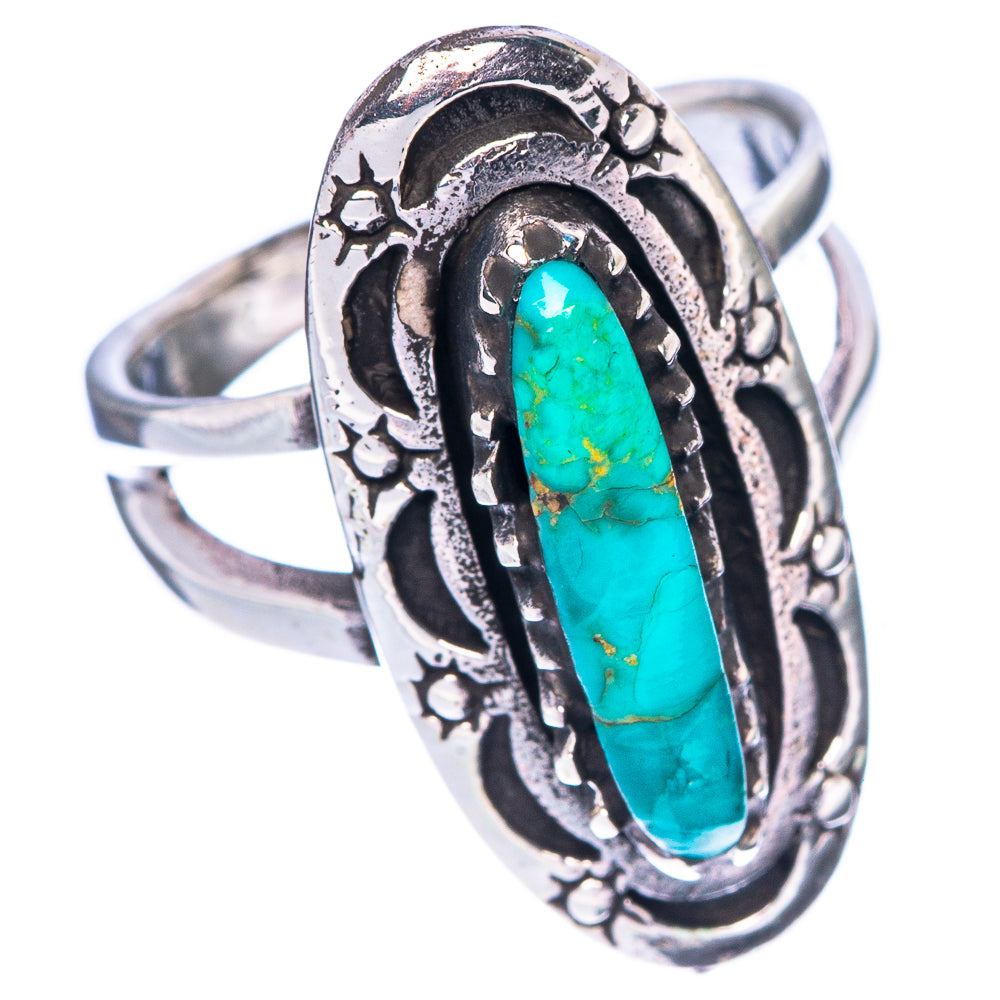 Rare Arizona Turquoise Ring Size 5.5 (925 Sterling Silver) R1511