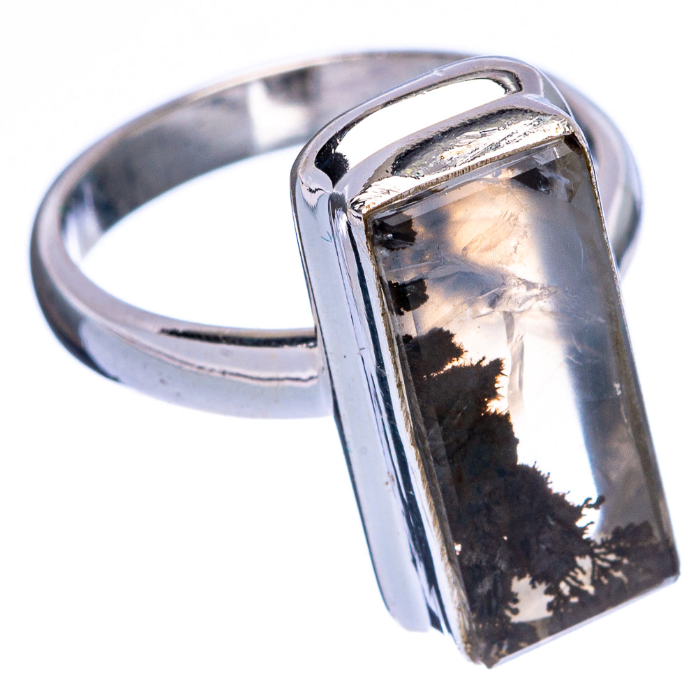 Scenic Dendritic Agate Ring Size 6.25 (925 Sterling Silver) R146727