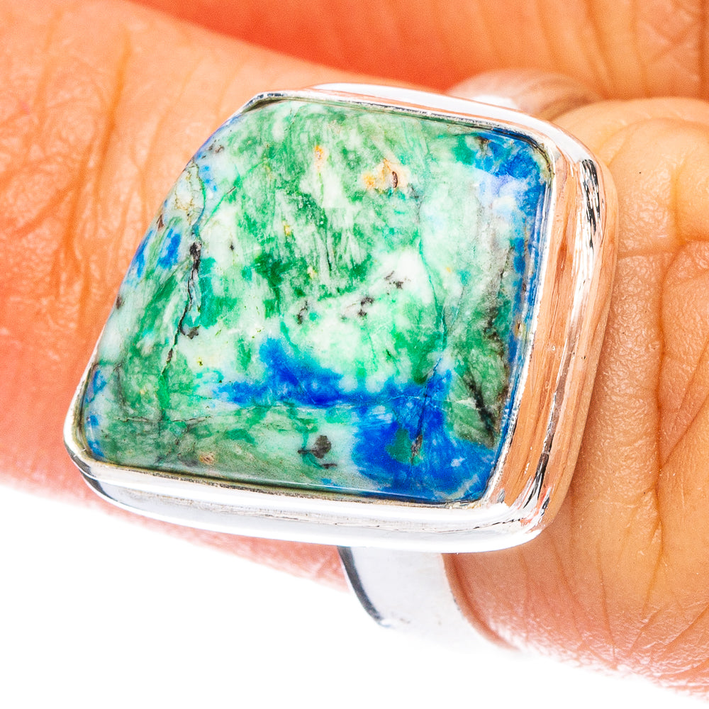 Azurite Ring Size 5.75 (925 Sterling Silver) R6806