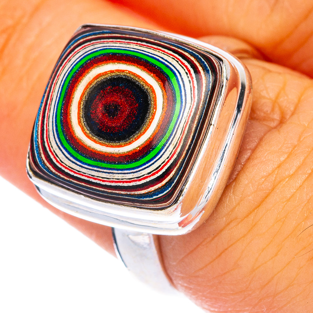 Fordite Ring Size 6.75 (925 Sterling Silver) R144465