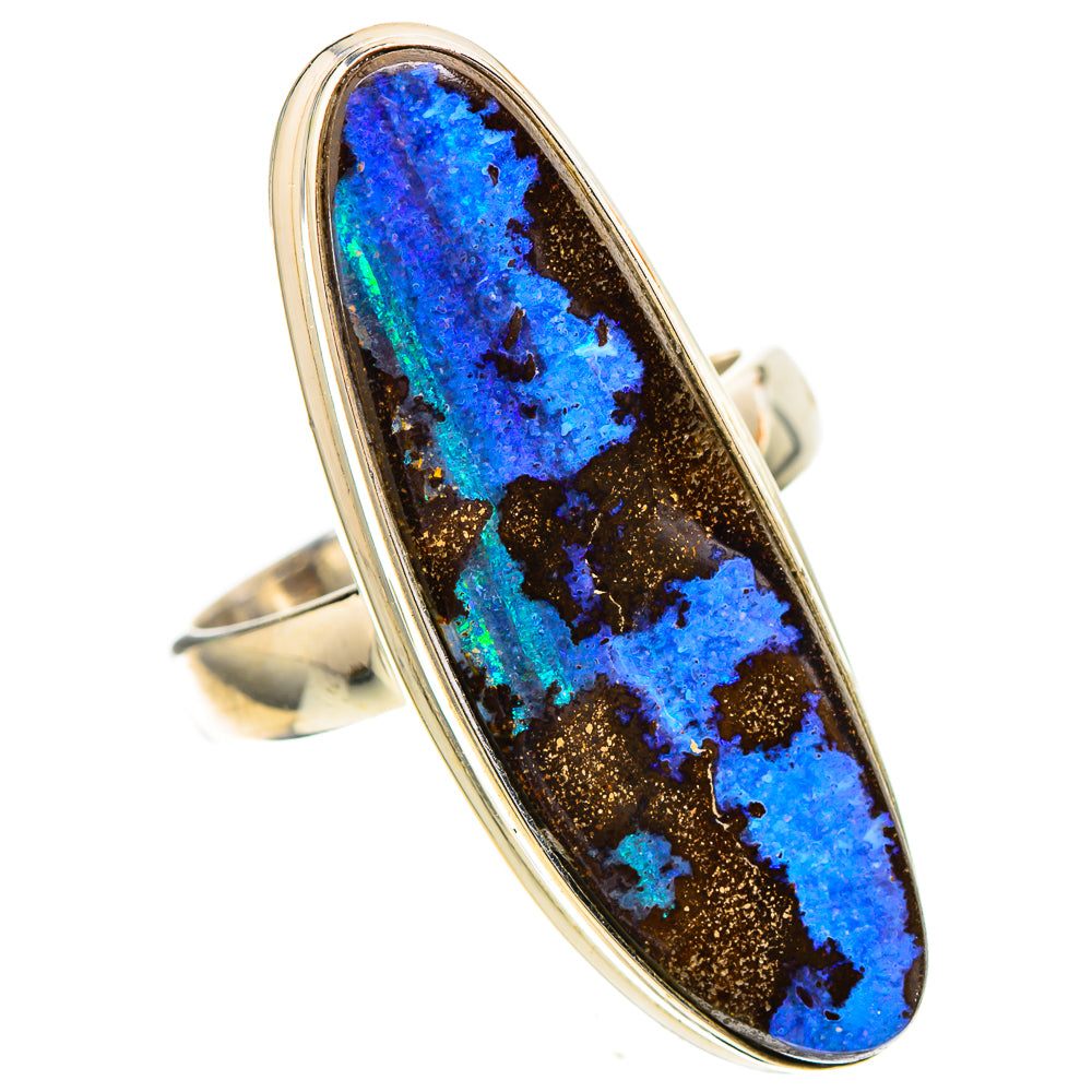 Large Boulder Opal Ring Size 6.25 (925 Sterling Silver) RING137977