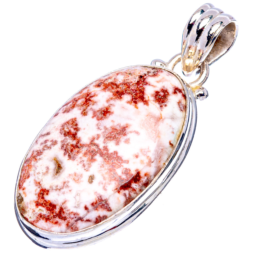 Rosetta Stone Jasper Pendant 1 1/2" (.925 Sterling Silver)