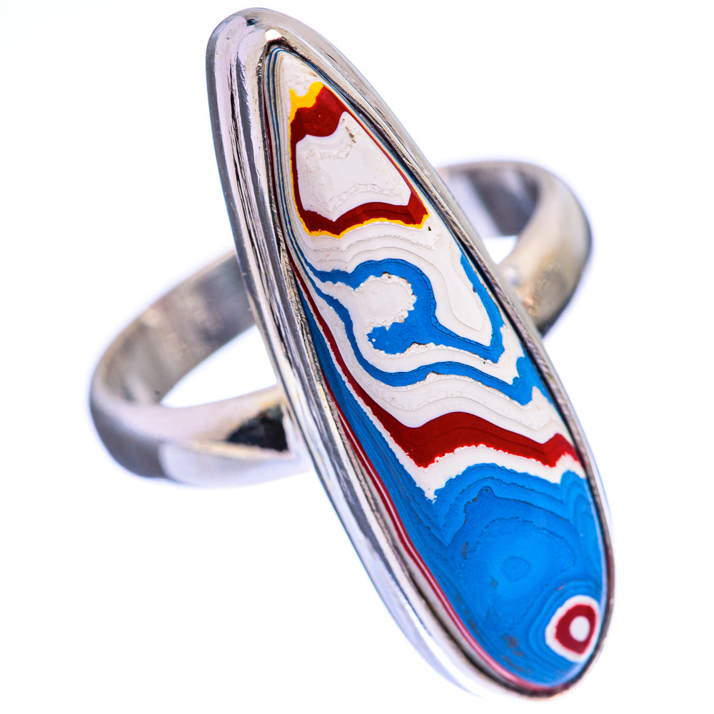 Fordite Ring Size 7.75 (925 Sterling Silver) R142792