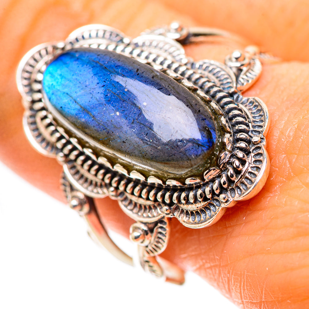 Labradorite 925 Sterling Silver Ring Size 9.75 (925 Sterling Silver) RING139578