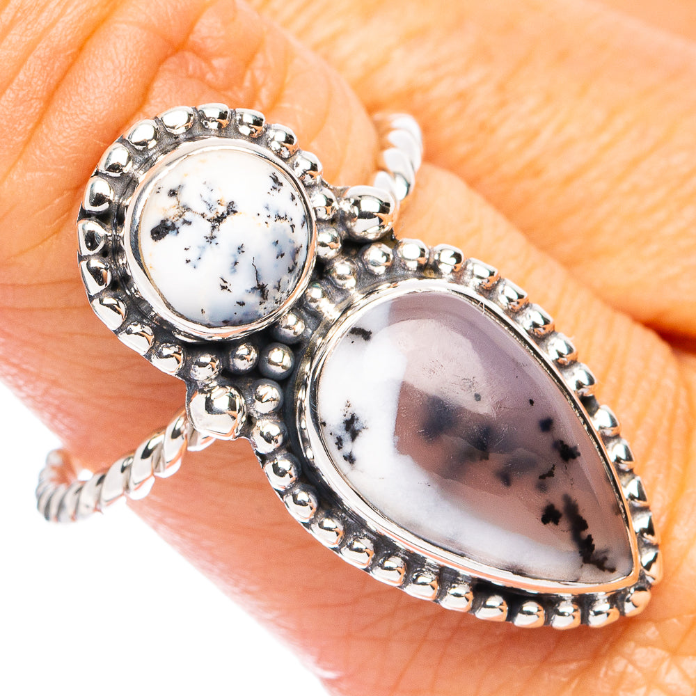 Premium Dendritic Opal Ring Size 9 (925 Sterling Silver) R8157