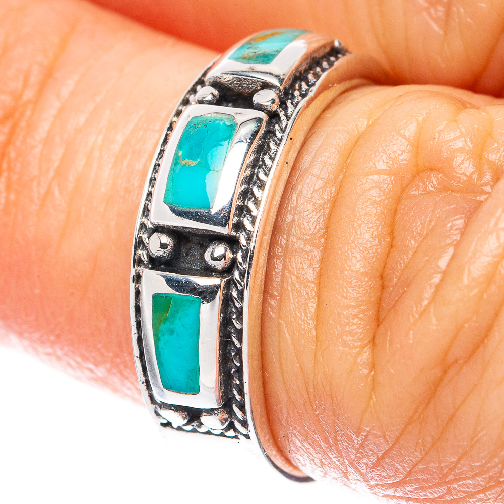 Rare Arizona Turquoise Ring Size 5.75 (925 Sterling Silver) R3141