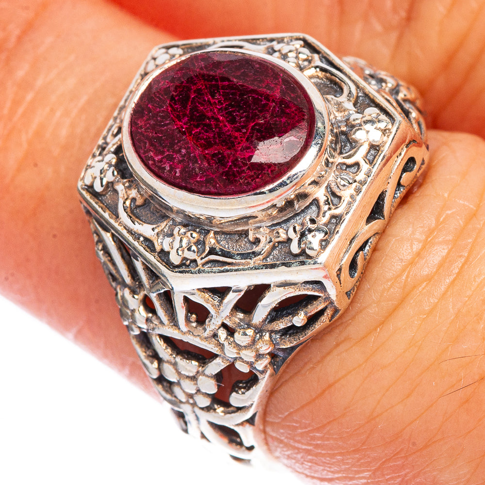 Ruby Fuchsite Ring Size 6.75 (925 Sterling Silver) R147244