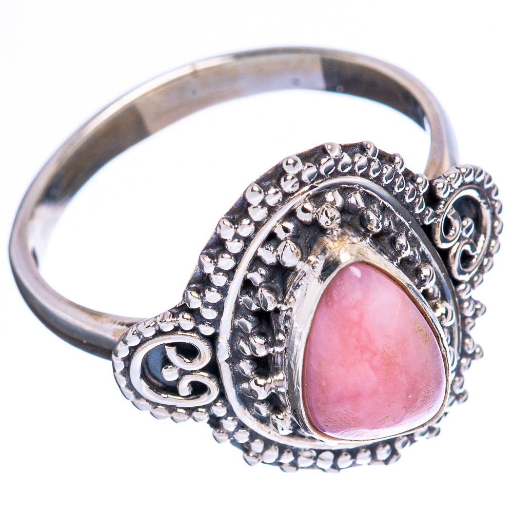 Pink Queen Conch Shell Ring Size 7 (925 Sterling Silver) R3166