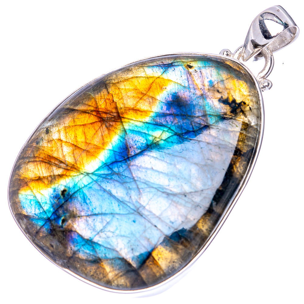 Labradorite Pendant 2" (925 Sterling Silver) P42468