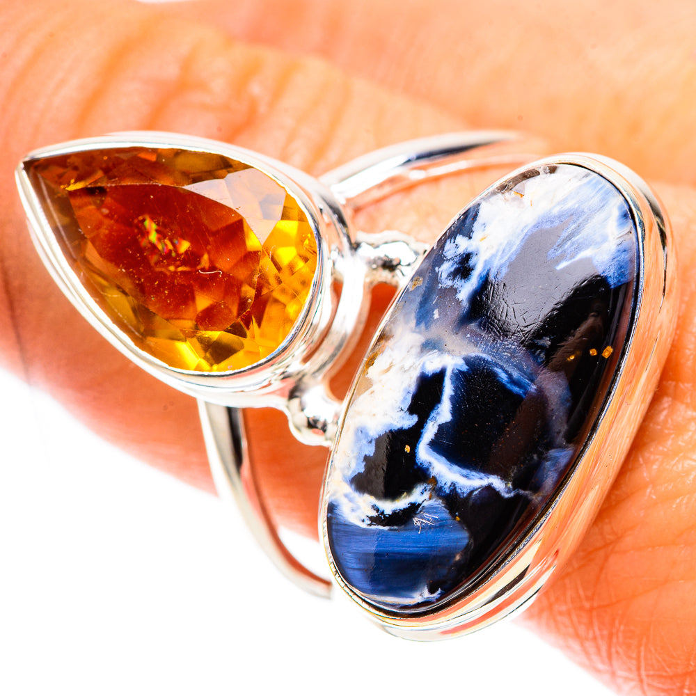 Large Pietersite, Citrine Ring Size 9.75 (925 Sterling Silver) RING137985