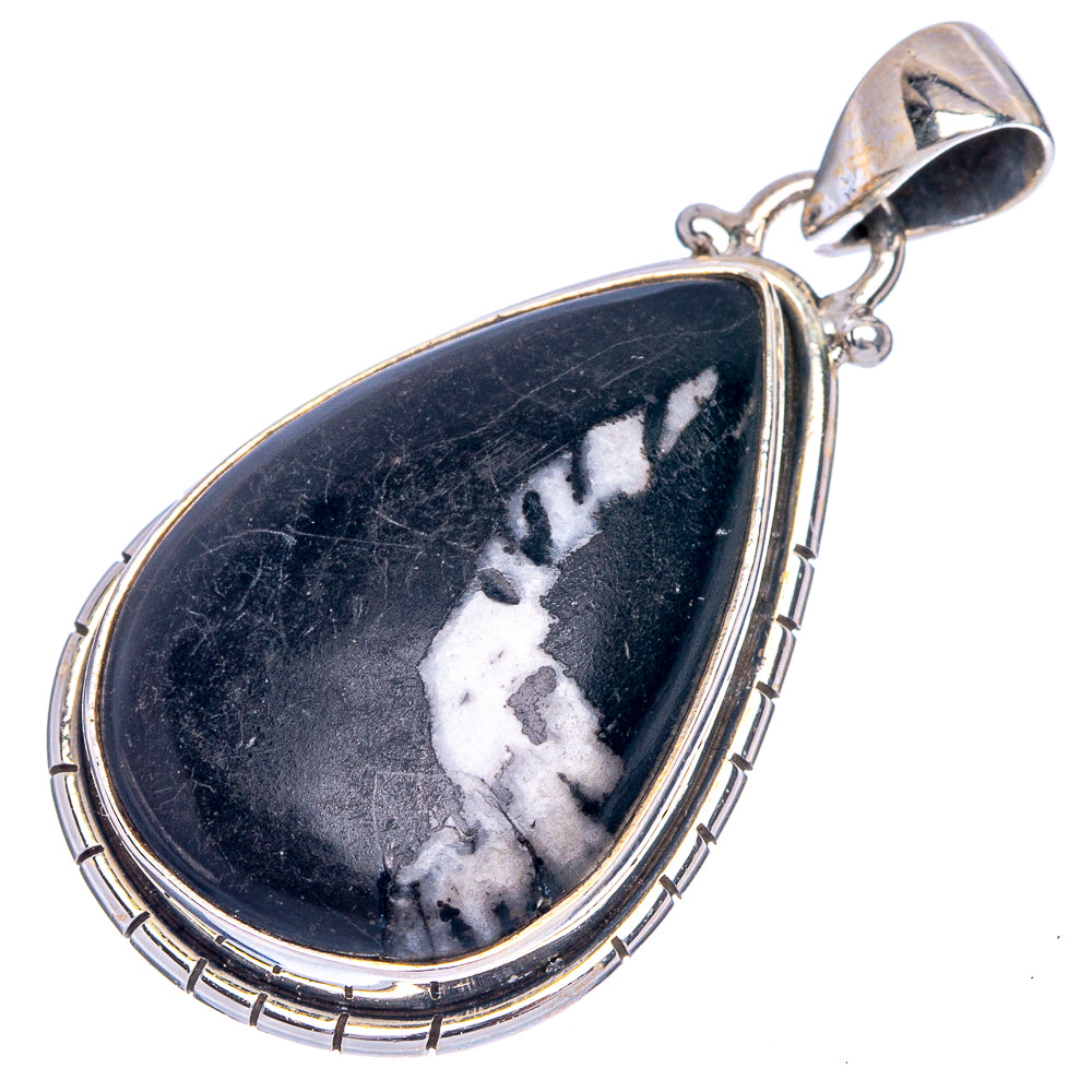 Pinolith Jasper Pendant 1 1/2" (925 Sterling Silver) P40599