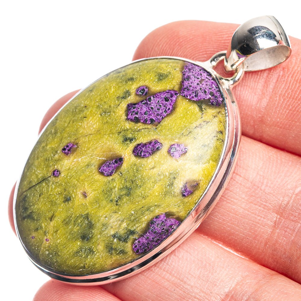 Atlantisite 925 Sterling Silver Pendant 1 7/8"