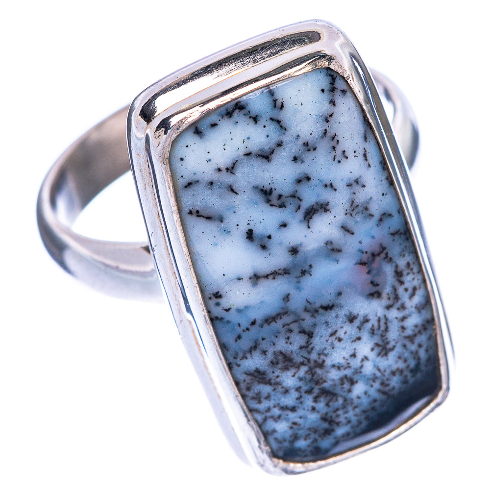 Dendritic Opal Ring Size 6.75 (925 Sterling Silver) R1464