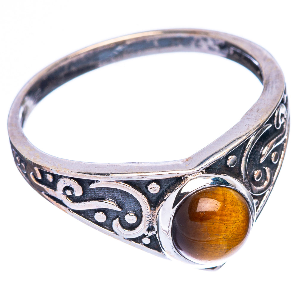 Tiger Eye Ring Size 10 (925 Sterling Silver) R146755