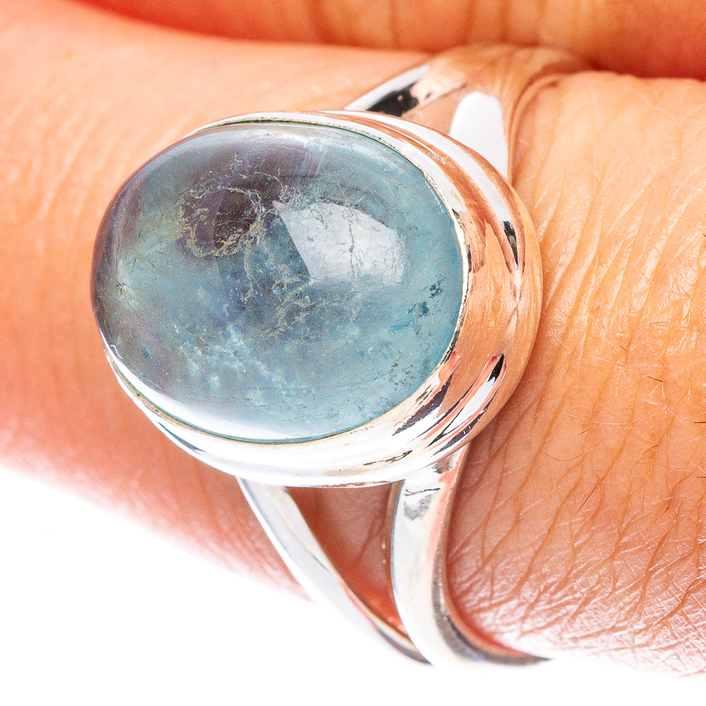 Aquamarine Ring Size 8.5 (925 Sterling Silver) R6880