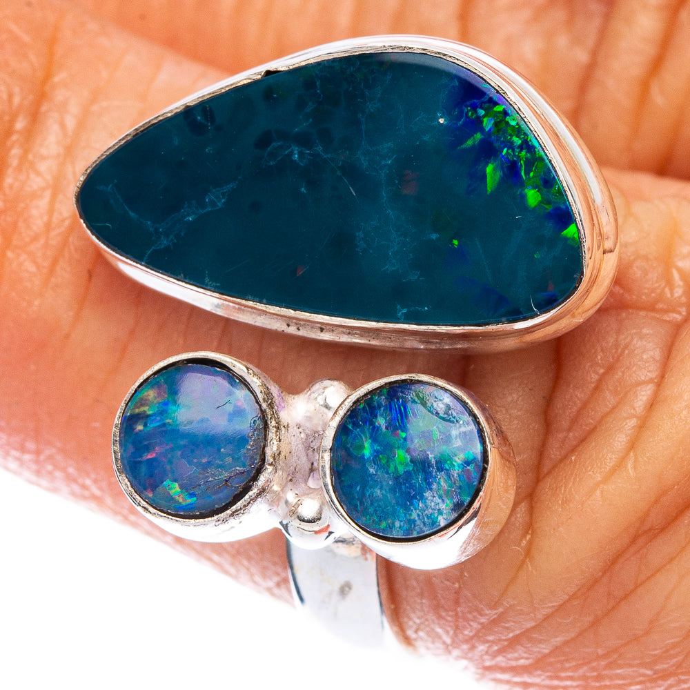 Doublet Opal Ring Size 6 (925 Sterling Silver) R146678