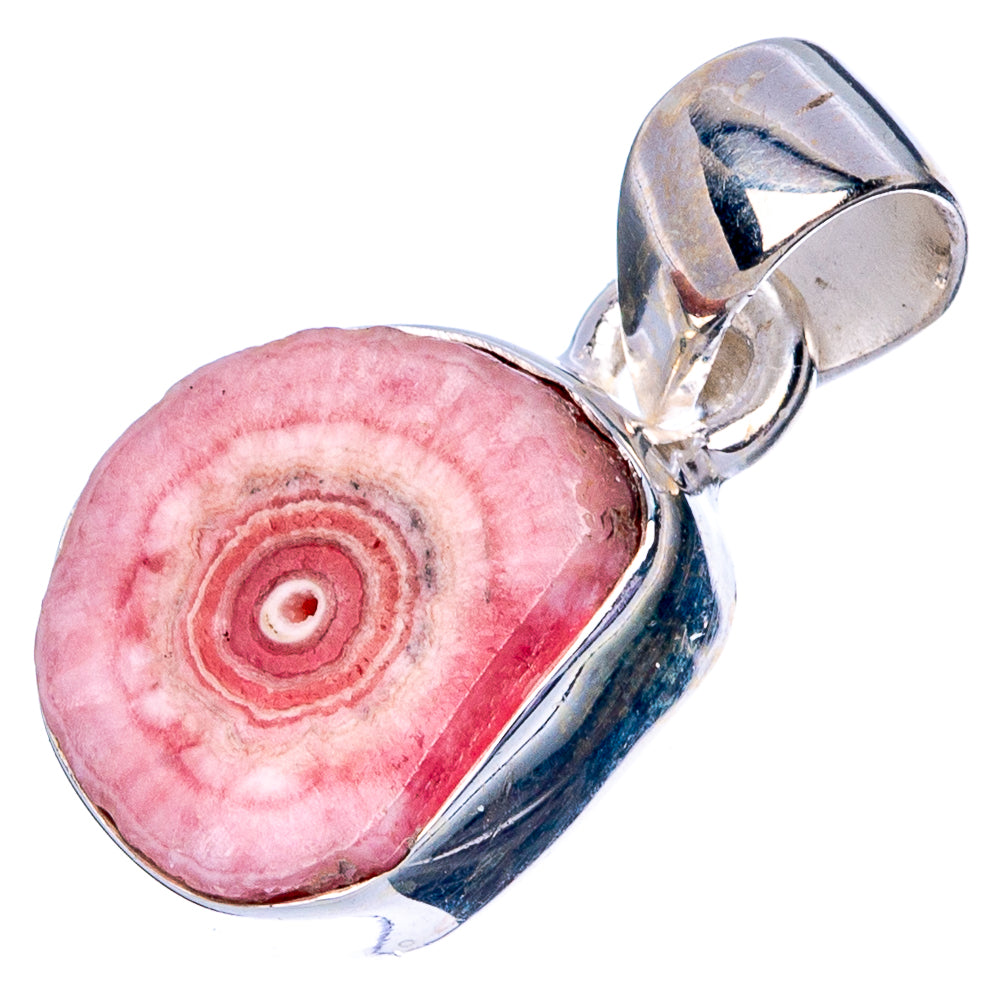 Rare Rhodochrosite Stalactite Pendant 7/8" (925 Sterling Silver) P42978