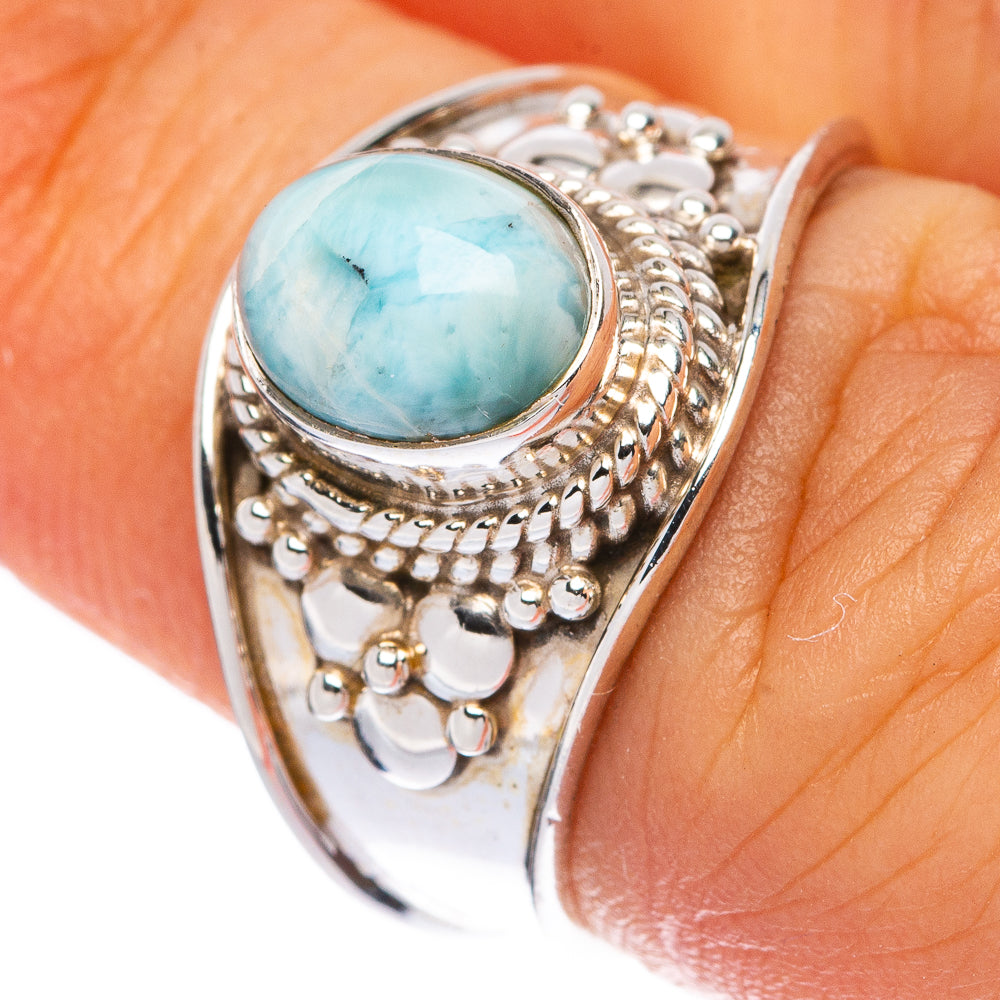 Larimar Ring Size 6.5 (925 Sterling Silver) R146054