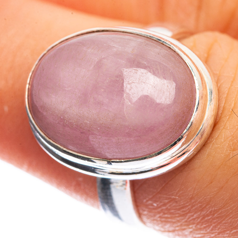 Kunzite 925 Sterling Silver Ring Size 7.25