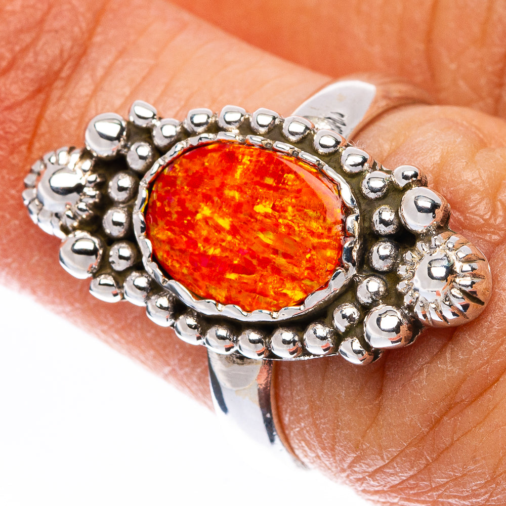 Synthetic Opal Ring Size 6.25 (925 Sterling Silver) R146121