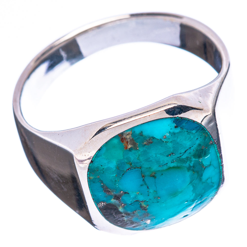 Rare Arizona Turquoise Ring Size 7.5 (925 Sterling Silver) R4489